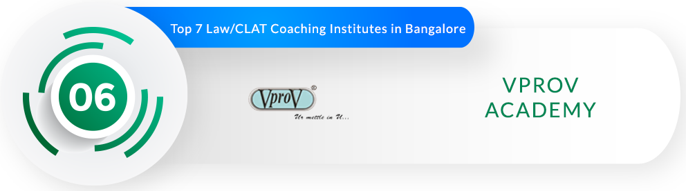 Rank 6- Top CLAT Coaching Institute in Bangalore